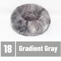 HKM-5662397 Cozy Gradient Plush Winter Pet Nest for Small Dogs and Cats, 40-50CM