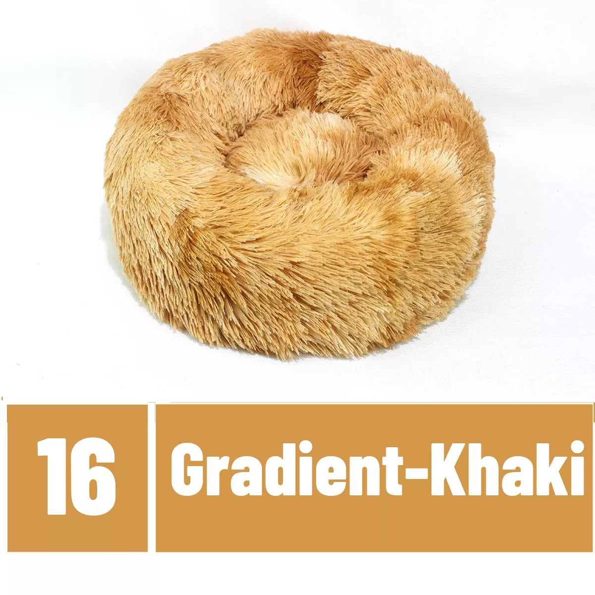 HKM-5662397 Cozy Gradient Plush Winter Pet Nest for Small Dogs and Cats, 40-50CM