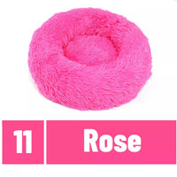 HKM-5662397 Cozy Gradient Plush Winter Pet Nest for Small Dogs and Cats, 40-50CM