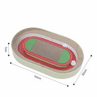 HKM-5664317 Corrugated Paper Football Field Cat Scratching Board – Two Styles, Multiple Sizes
