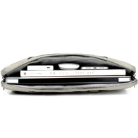HKM-566611 Single Shoulder PU Leather Laptop Bag for Notebook - Unisex Design, Customizable Logo Option