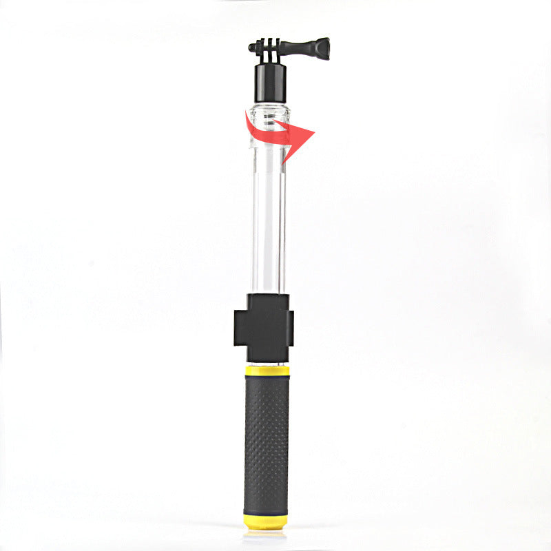 HKM-566611 Telescopic Transparent Selfie Stick for GoPro with Diving Buoyancy Rod