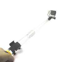 HKM-566611 Telescopic Transparent Selfie Stick for GoPro with Diving Buoyancy Rod