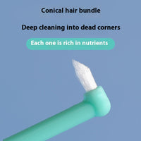 HKM-5666749 Soft-Fur Pet Toothbrush in Red, Blue, Green, and Yellow - Gentle Cleaning Essential