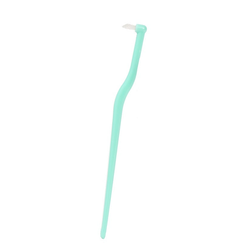 HKM-5666749 Soft-Fur Pet Toothbrush in Red, Blue, Green, and Yellow - Gentle Cleaning Essential