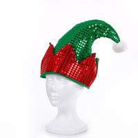 HKM-566675 Festive Red and Green Christmas Hat for Joyful Celebrations