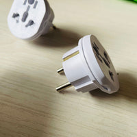 HKM-566739 High Current German Standard Conversion Plug - 16A Pure Copper Adapter for Korean, French, and European Sockets