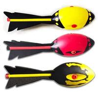 HKM-566739 Soft PU Foam Flying Rocket Outdoor Toy for Kids – Fun Javelin Shape Stress Ball Launcher