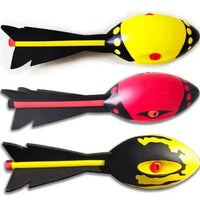 HKM-566739 Soft PU Foam Flying Rocket Outdoor Toy for Kids – Fun Javelin Shape Stress Ball Launcher