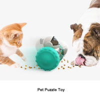 HKM-5667901 Interactive Treat Dispenser Toy for Dogs - Puzzle Tumbler for Mental Stimulation and Anxiety Relief