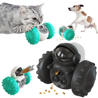 HKM-5667901 Interactive Treat Dispenser Toy for Dogs - Puzzle Tumbler for Mental Stimulation and Anxiety Relief