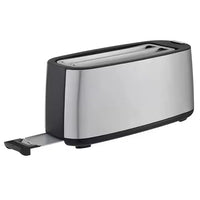 HKM-566803 1400W Long Slot Retro Toaster - Fits Anywhere, 2 Slice Bread Toaster
