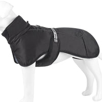 HKM-5668285 Thickened Dog Cloak Style Warming Vest with Reflective Safety Features