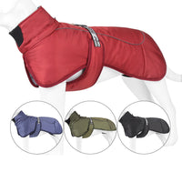 HKM-5668285 Thickened Dog Cloak Style Warming Vest with Reflective Safety Features