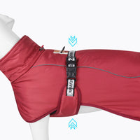 HKM-5668285 Thickened Dog Cloak Style Warming Vest with Reflective Safety Features