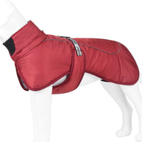 HKM-5668285 Thickened Dog Cloak Style Warming Vest with Reflective Safety Features