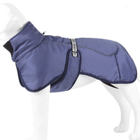 HKM-5668285 Thickened Dog Cloak Style Warming Vest with Reflective Safety Features