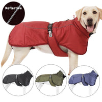 HKM-5668285 Thickened Dog Cloak Style Warming Vest with Reflective Safety Features