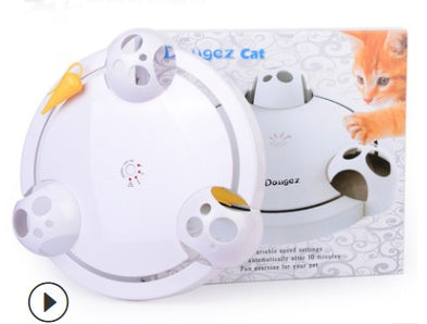 HKM-5668925 Carousel Play Disk for Active Mice - Fun Electric Toy Castle for Pets (32 x 7 cm, Plastic)