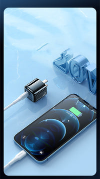 HKM-566931 20W Mini Portable USB-C Charger Compatible with iPhone 12 and other Models