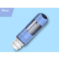 HKM-5669949 Portable Dog Water Cup - 350ml Capacity with PC Material, Lightweight and Travel-Friendly, Available in Blue, White, and Yellow