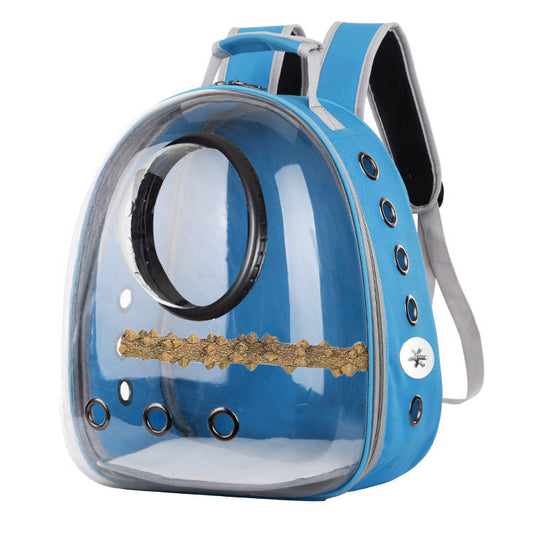 HKM-566995 Multifunctional Portable Parrot Backpack - Medium to Hard PVC, 12KG Capacity, Available in Various Colors