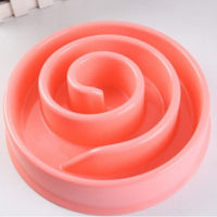 HKM-5670077 Anti-Choke Plastic Dog Bowl - Easy Clean Feeder for Comfortable Eating