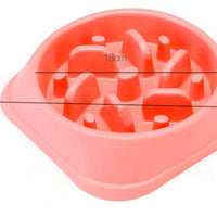 HKM-5670077 Anti-Choke Plastic Dog Bowl - Easy Clean Feeder for Comfortable Eating
