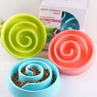 HKM-5670077 Anti-Choke Plastic Dog Bowl - Easy Clean Feeder for Comfortable Eating