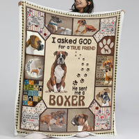 HKM-567059 Fluffy Sherpa Fleece Blanket for Dogs - Soft, Warm, and Versatile Throw for Home Use
