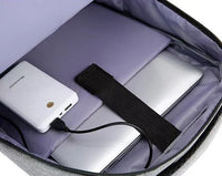 HKM-567123 High Capacity Waterproof Laptop Backpack with USB Charging Port