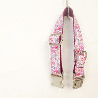 HKM-5671869 Pink Fairy Dog Leash and Collar Set - Durable Polyester Traction Strap for Everyday Use