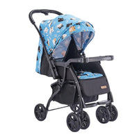 HKM-567251 Foldable Baby Buggy with Iron Frame and 3-Point Safety Harness for Travel Convenience