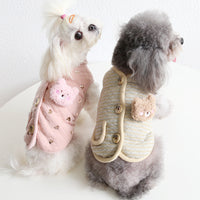 HKM-5674429 Stylish Bronzing Print Vest for Cats and Dogs - Fashionable Cloth Design