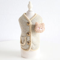 HKM-5674429 Stylish Bronzing Print Vest for Cats and Dogs - Fashionable Cloth Design