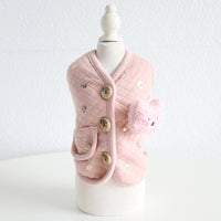 HKM-5674429 Stylish Bronzing Print Vest for Cats and Dogs - Fashionable Cloth Design