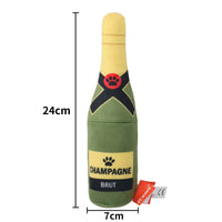 HKM-5674685 Crystal Soft Lined Nylon Pet Toy in White Vodka, Orange Agave, and Coffee Whisky