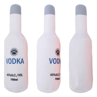 HKM-5674685 Crystal Soft Lined Nylon Pet Toy in White Vodka, Orange Agave, and Coffee Whisky