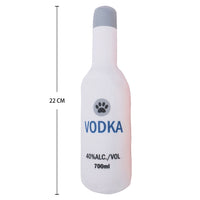 HKM-5674685 Crystal Soft Lined Nylon Pet Toy in White Vodka, Orange Agave, and Coffee Whisky