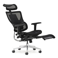 HKM-567507 Ergonomic Adjustable Mesh Office Chair with Footrest for Comfort and Support