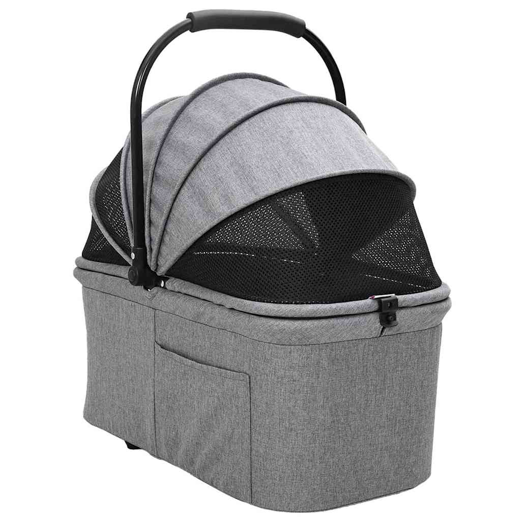 HKM-5675325 Foldable Pet Stroller with 600D Oxford Fabric for Indoor and Outdoor Use