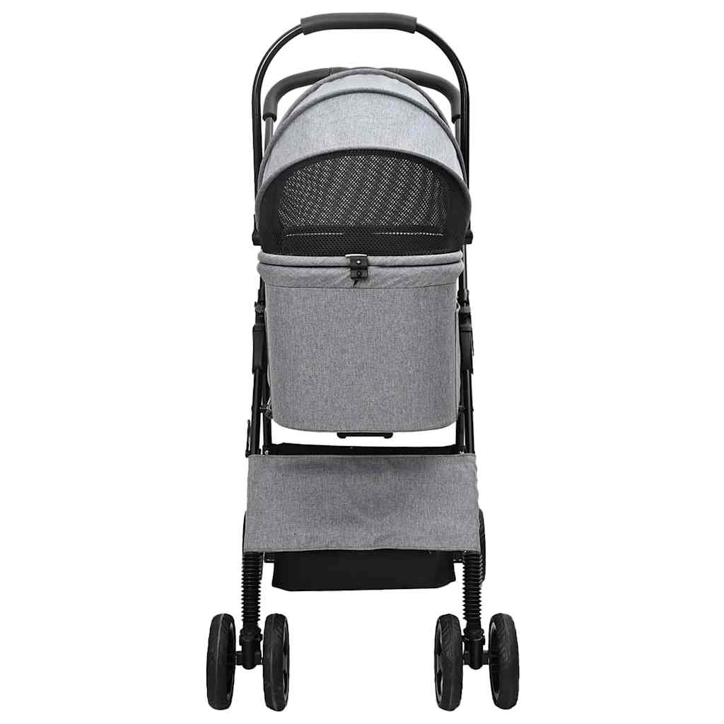 HKM-5675325 Foldable Pet Stroller with 600D Oxford Fabric for Indoor and Outdoor Use