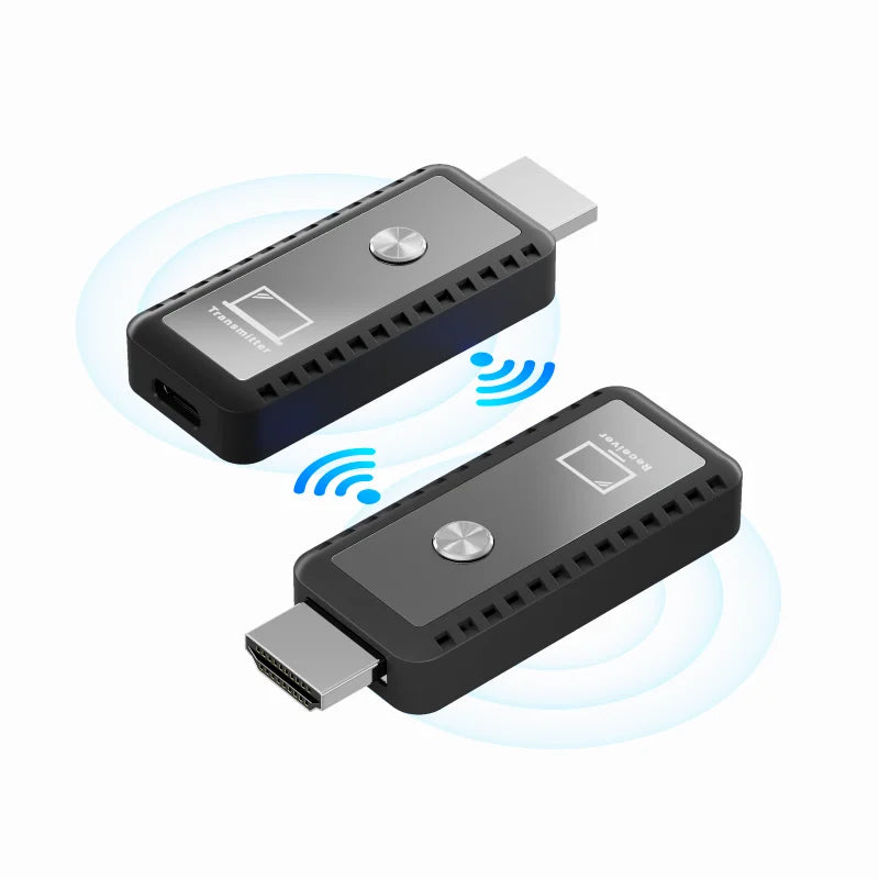 HKM-567571 Wireless HDMI Extender Dongle Video Display Receiver and Transmitter for Audio and Video Devices