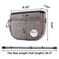 HKM-5676093 Portable Pet Snack Bag for Dog Training and Walks, Durable Oxford Material, Easy Access Design