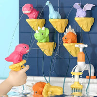 HKM-567635 2 in 1 Baby Spray Water Dinosaur Bath Toy Set - Kids Sprinkler Shower Waterfall Toy