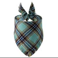 HKM-5677245 Plaid Triangle Scarf for Dogs - Stylish and Comfortable Accessory