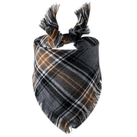 HKM-5677245 Plaid Triangle Scarf for Dogs - Stylish and Comfortable Accessory