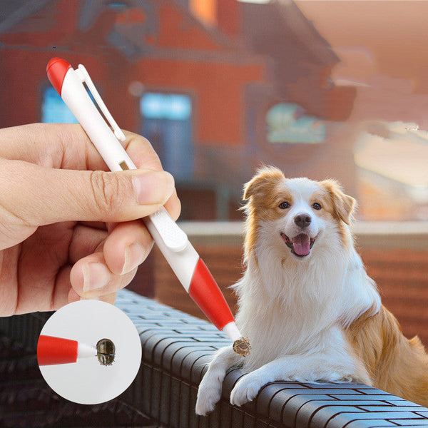 HKM-5677501 Lice Removal Pen for Pets - Effective Plastic Scratcher for Dogs and Cats