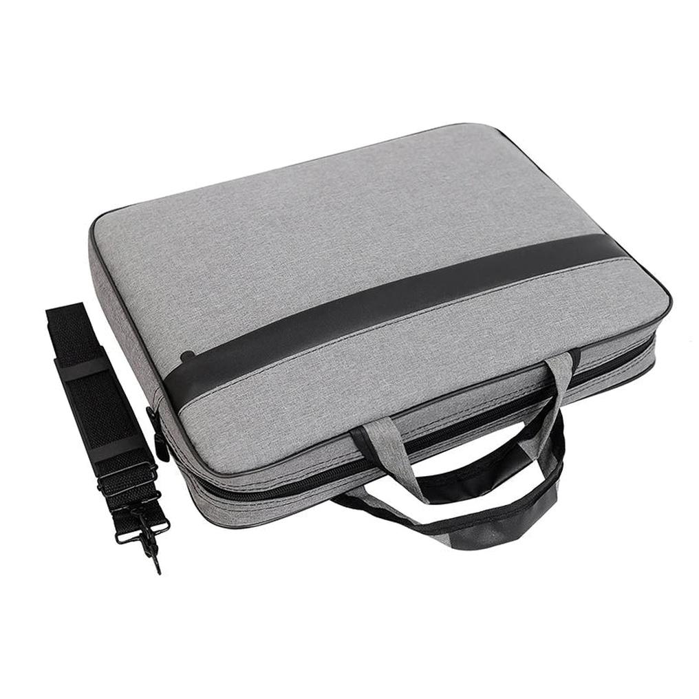 HKM-567763 Multifunction Waterproof Oxford Briefcase for Men - Laptop Messenger Bag with Sling Sleeve