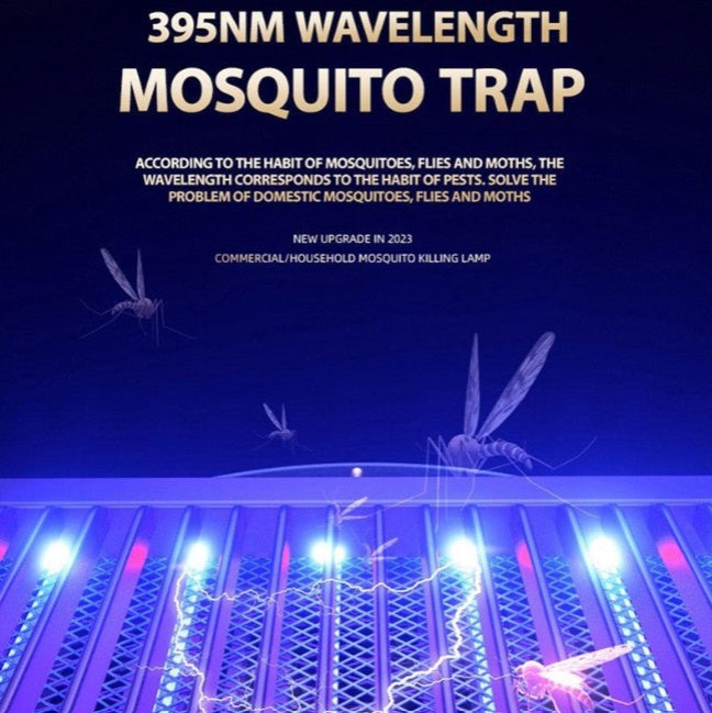 HKM-5679805 UV Light Electric Shock Mosquito Killer Lamp with USB Charging - Portable Low Noise Insect Trap